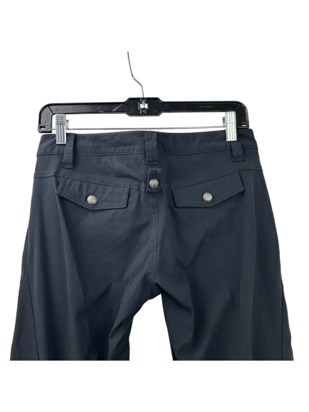 Athleta Heathered Low Rise Dipper Pant Women’s Size 2 Black Hiking Bootcut Leg - Picture 12 of 16